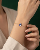 The Safira Hamsa Protection Bracelet