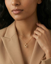 The Nexus Interlocking Ring Necklace