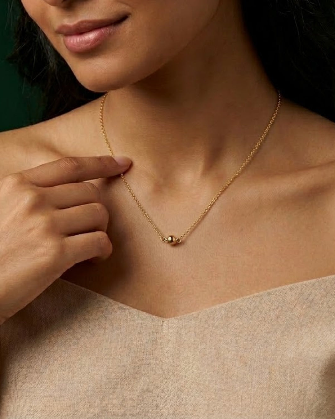 The Solitaire Sphere Necklace