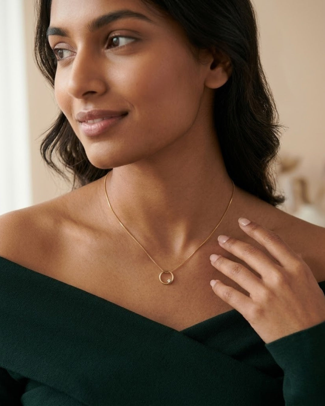 The Orbit Solitaire Pendant