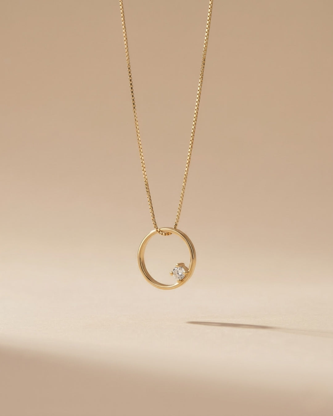 The Orbit Solitaire Pendant