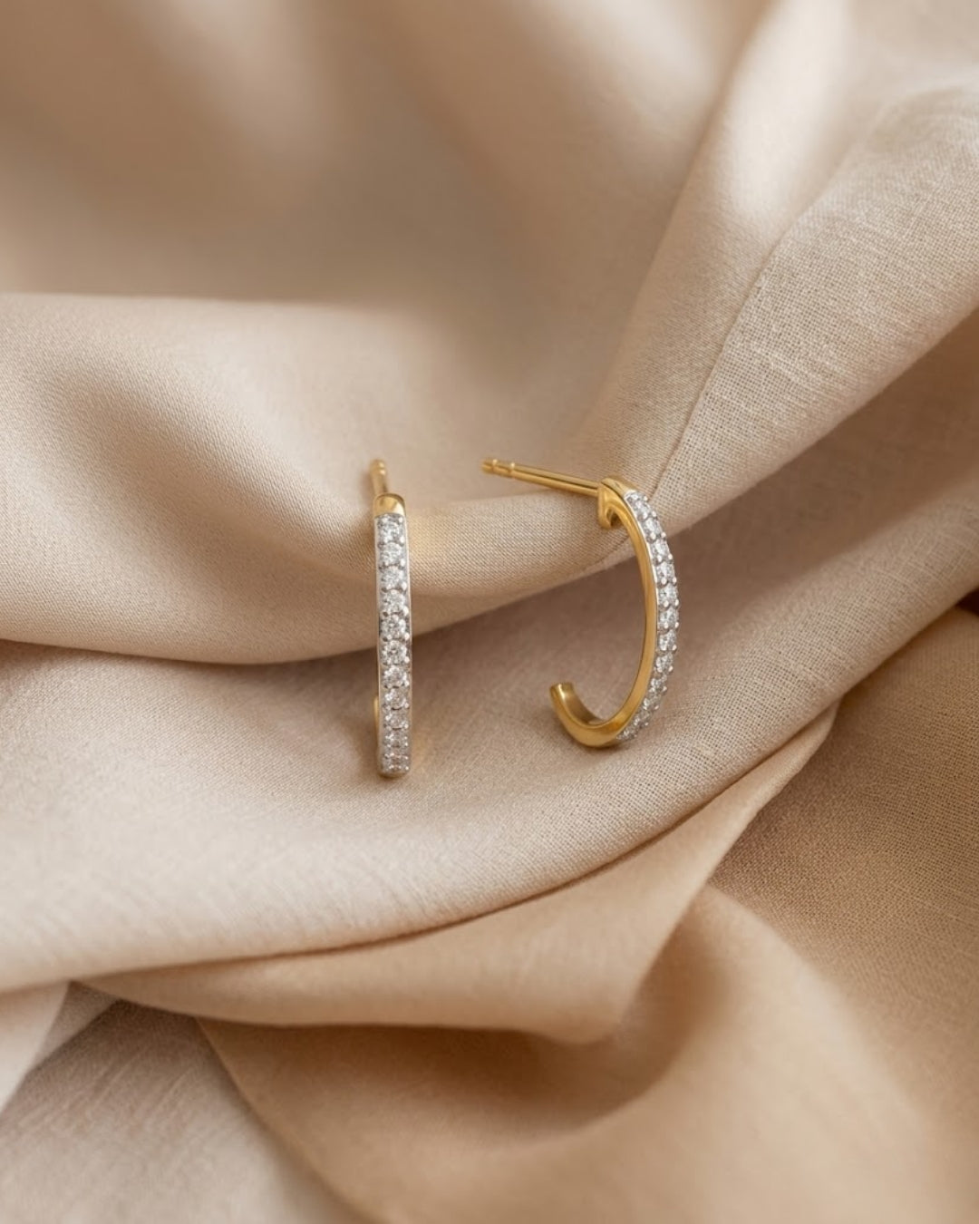 Horizon Pavé Hoops