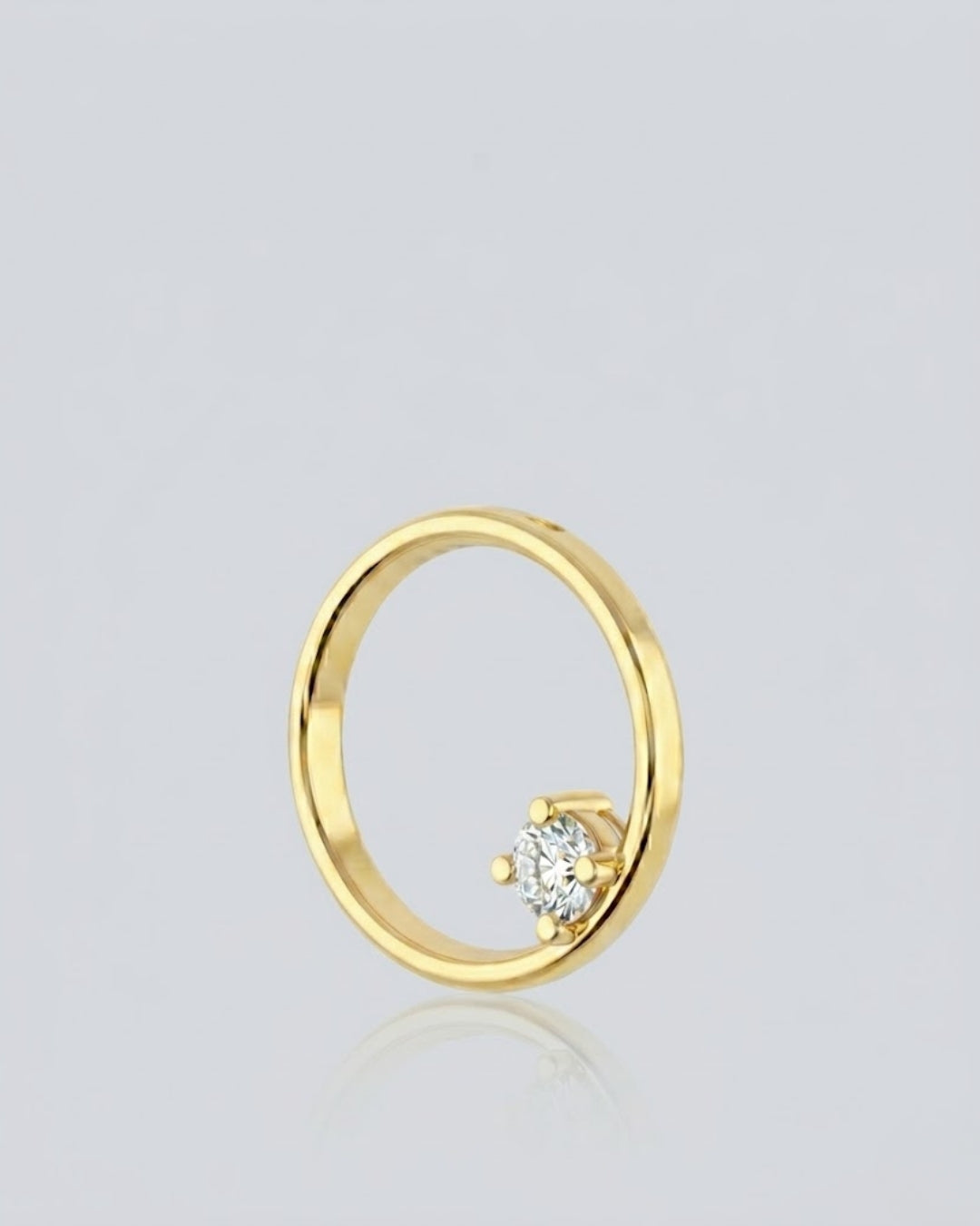 The Orbit Solitaire Pendant