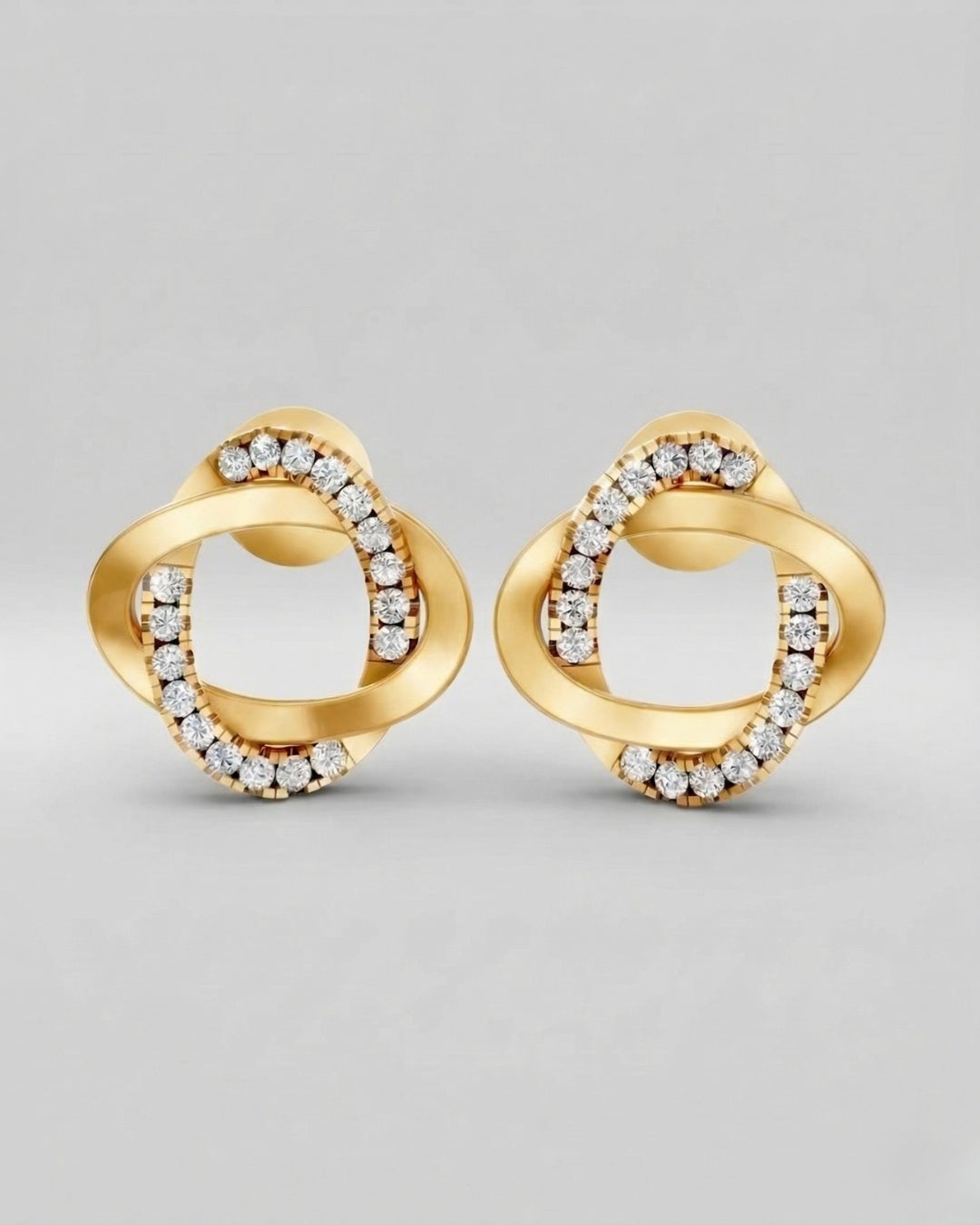 Entwine Infinity Studs