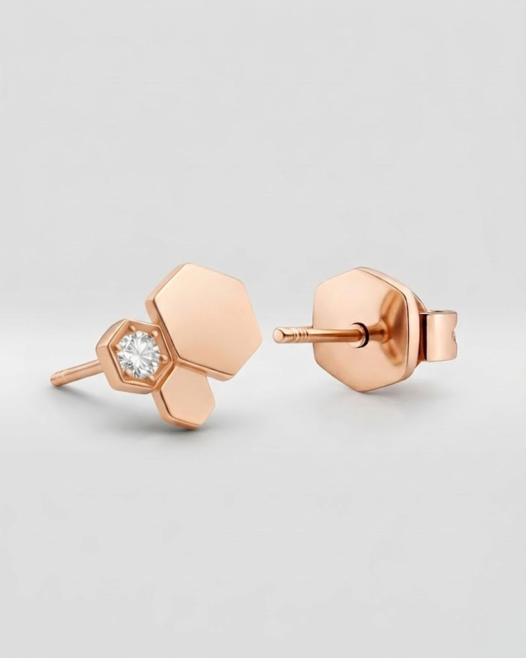 Honeycomb Halo Studs