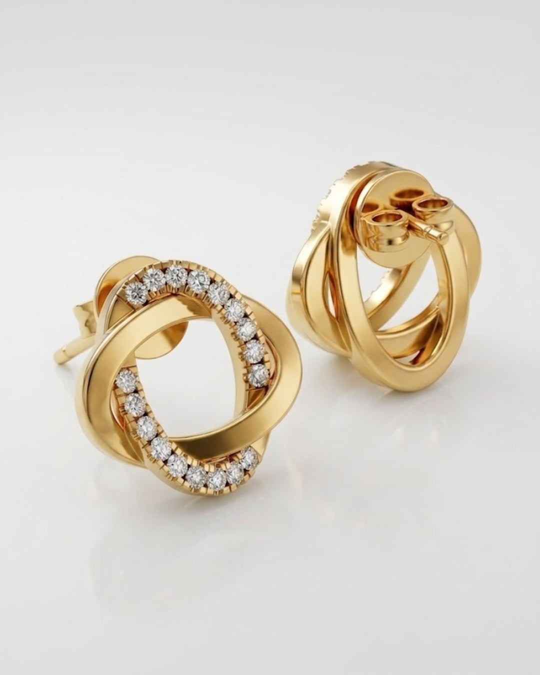 Entwine Infinity Studs